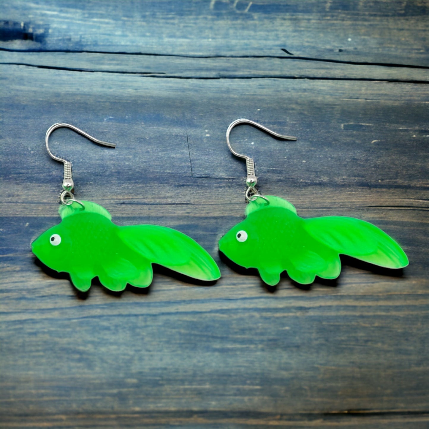 Funny Vibrant Fish Earrings from Confetti Kitty, Only 7.99