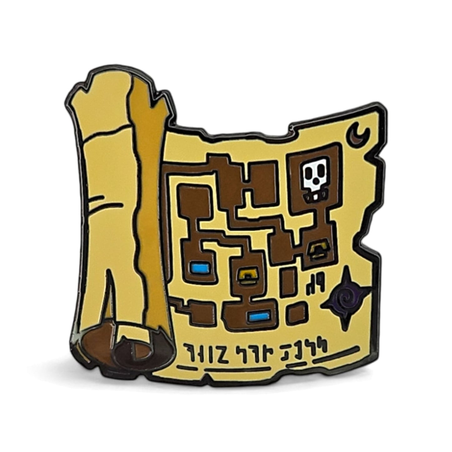 Boss Map Hard Enamel Pin from Confetti Kitty, Only 12