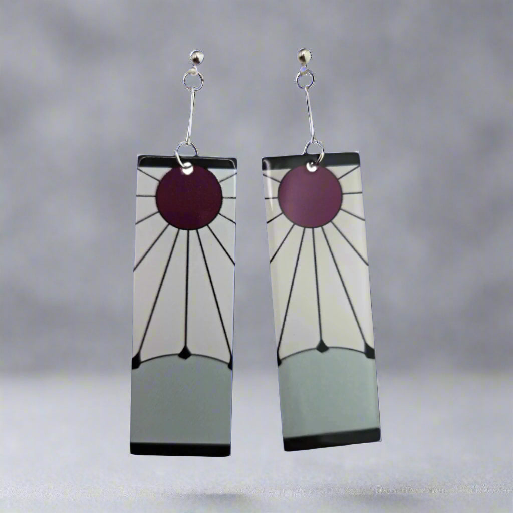 Hanafuda Tanjiro Cosplay Earrings from Confetti Kitty, Only 8