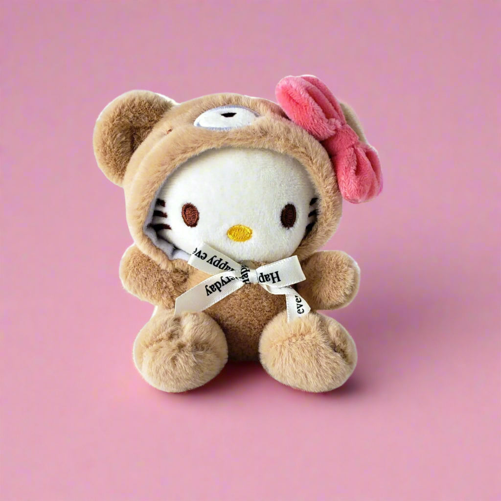 Hello Kitty Bear Bag Charm Plush Mascot from Confetti Kitty, Only 15