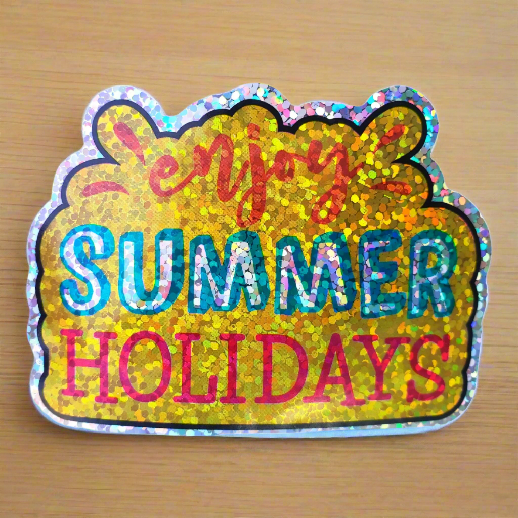 Enjoy Summer Holidays Sticker from Confetti Kitty, Only 2