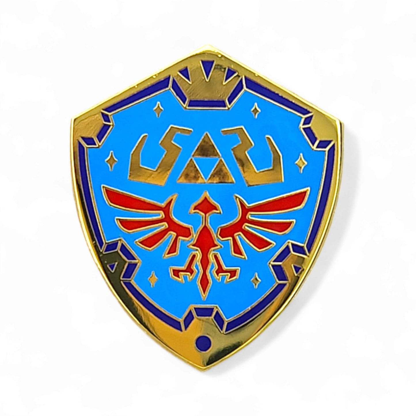 Legend of Zelda Gold Shield Hard Enamel Pin from Confetti Kitty, Only 8