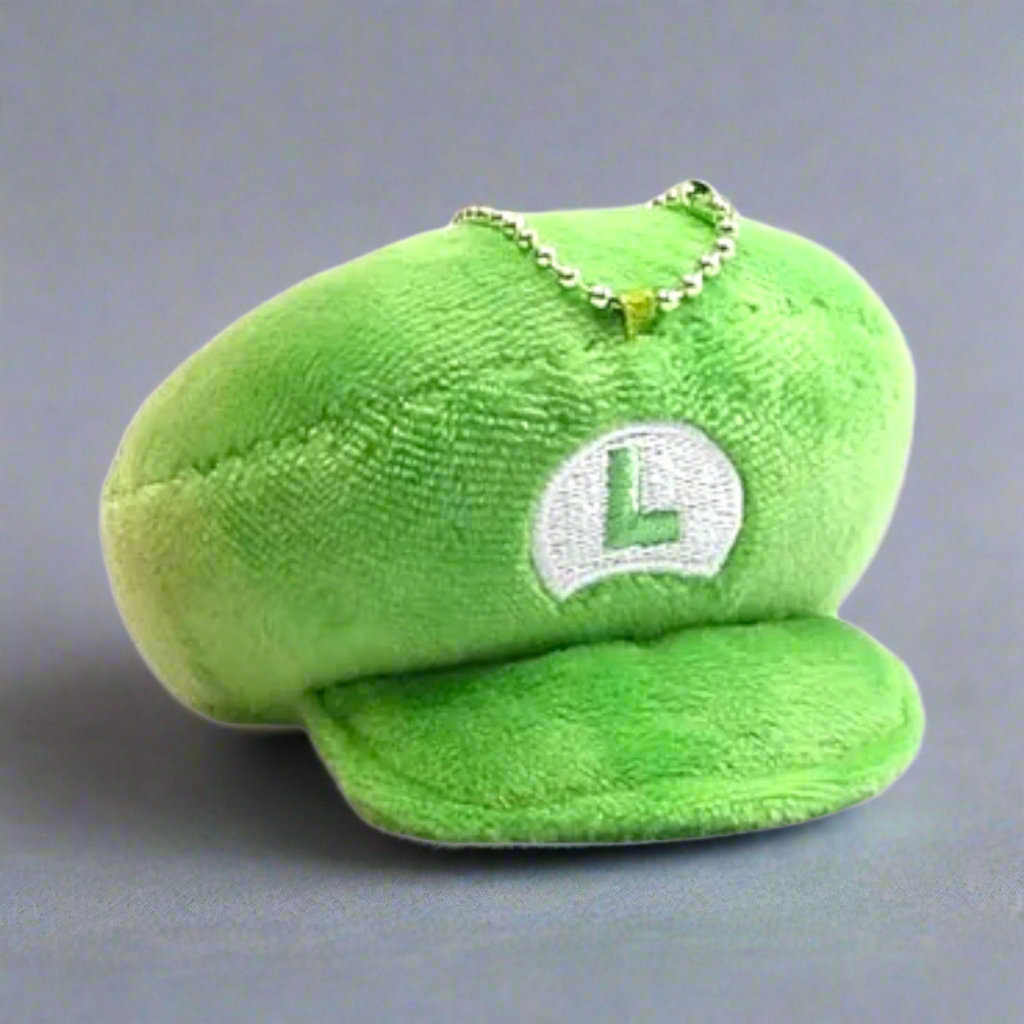 Luigi Hat Plush Keychain from Confetti Kitty, Only 8