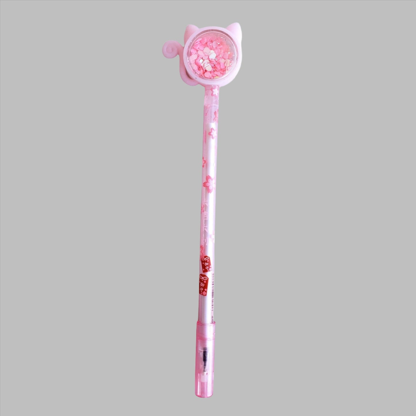 Cat-Shaped Sequin Shaker Gel Pen from Confetti Kitty, Only 1.49
