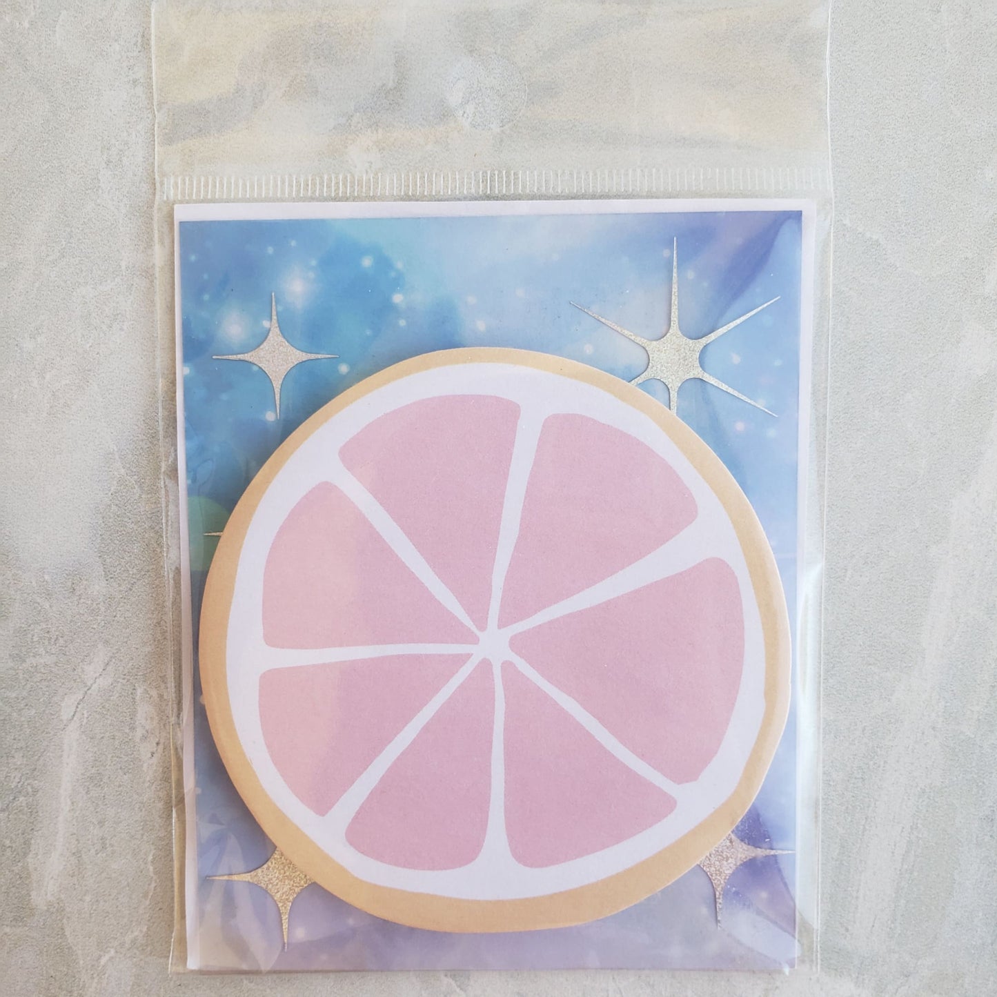 Pink Lemon Sticky Notes from Confetti Kitty, Only 1.99