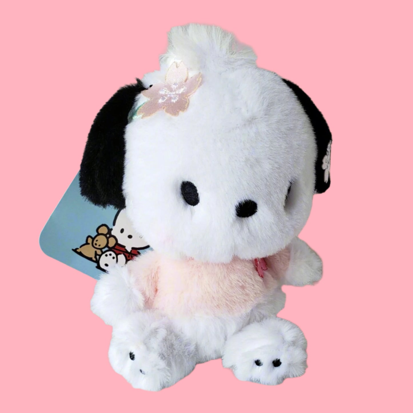 Pochacco Sakura Plush Mascot from Confetti Kitty, Only 18