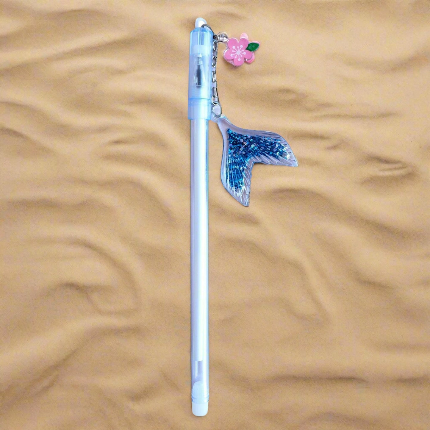 Mermaid Tail Charm Gel Pen from Confetti Kitty, Only 1.49