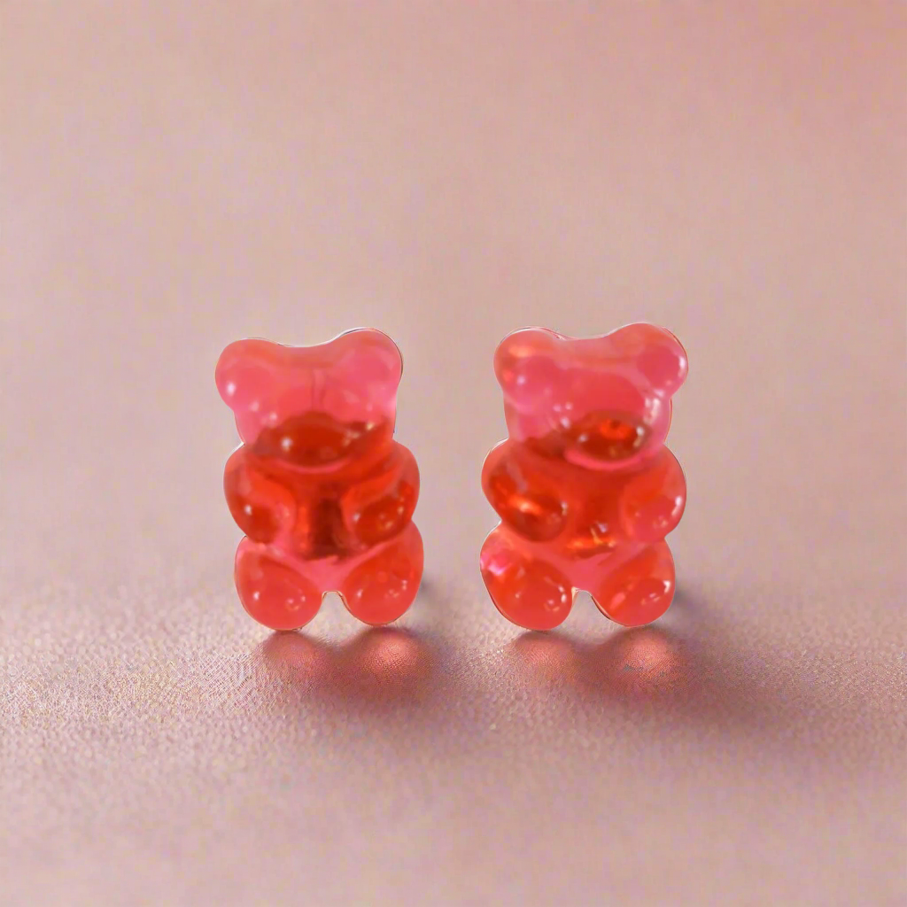 Gummy Bear Stud Earrings from Confetti Kitty, Only 5