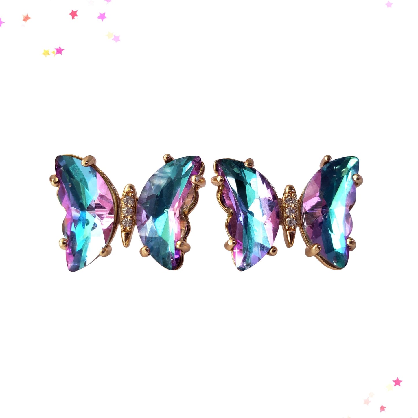 Butterfly Earrings in Lilac and Ice Blue from Confetti Kitty, Only 12.99