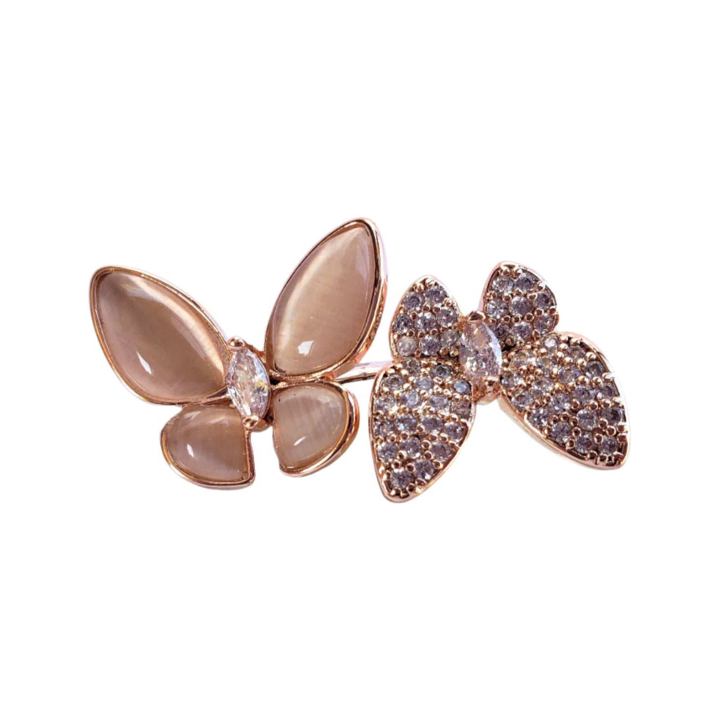 Butterfly Embrace Rose Gold Ring from Confetti Kitty, Only 7.99