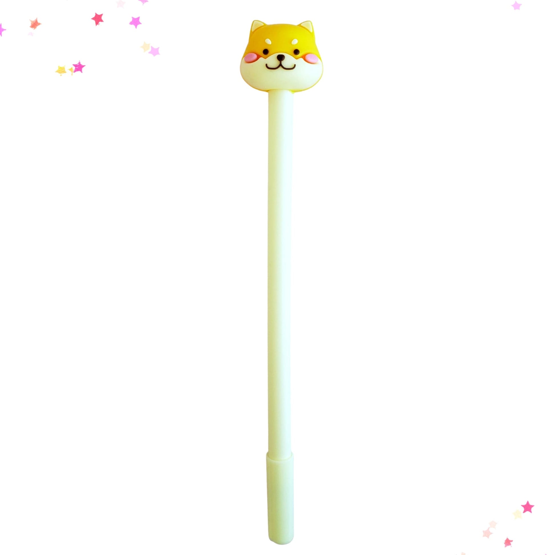 Kawaii Shiba Inu Gel Pen from Confetti Kitty, Only 2.99