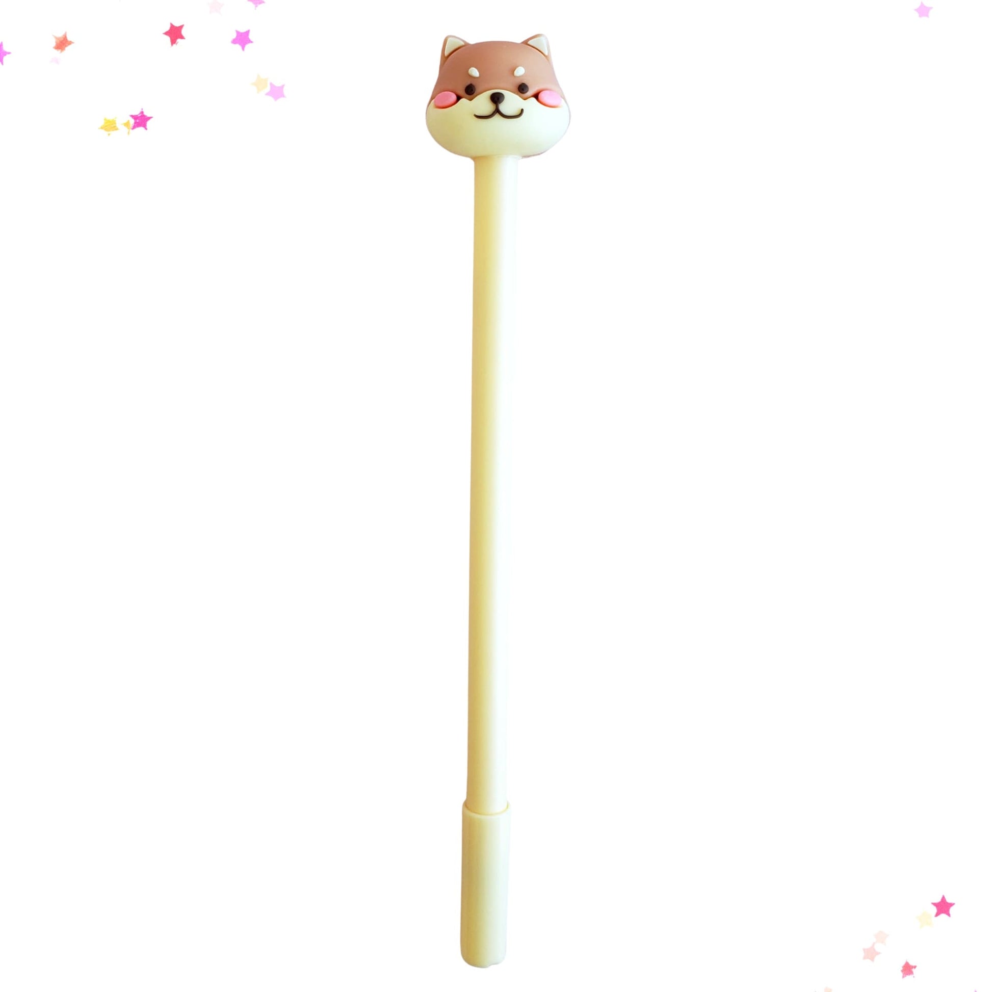 Kawaii Shiba Inu Gel Pen from Confetti Kitty, Only 2.99