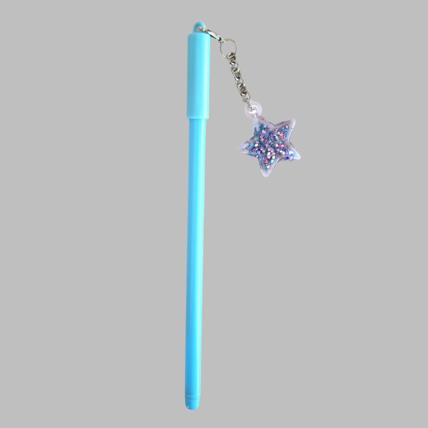Glittery Star Charm Gel Pen from Confetti Kitty, Only 2.99