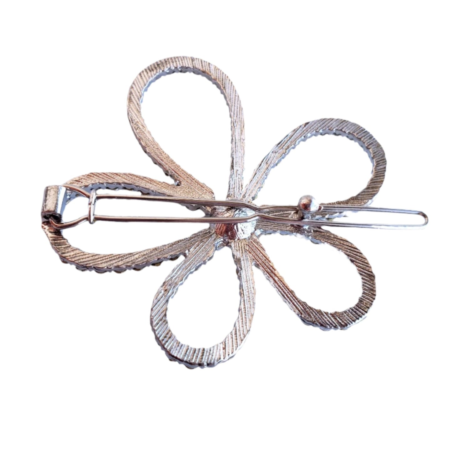 Iridescent Aurora Borealis Rhinestone Flower Hair Clip from Confetti Kitty, Only 4.99