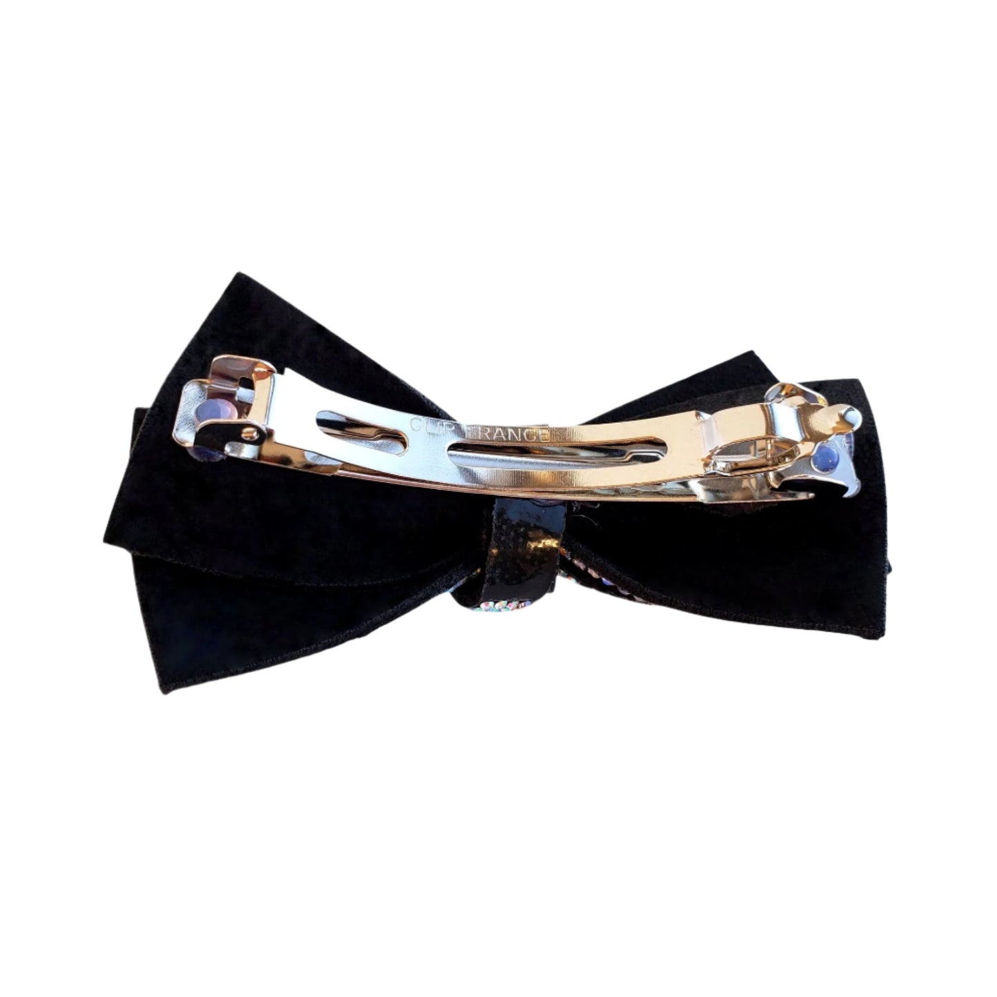 Iridescent Aurora Borealis Rhinestone French Barrette from Confetti Kitty, Only 9.99