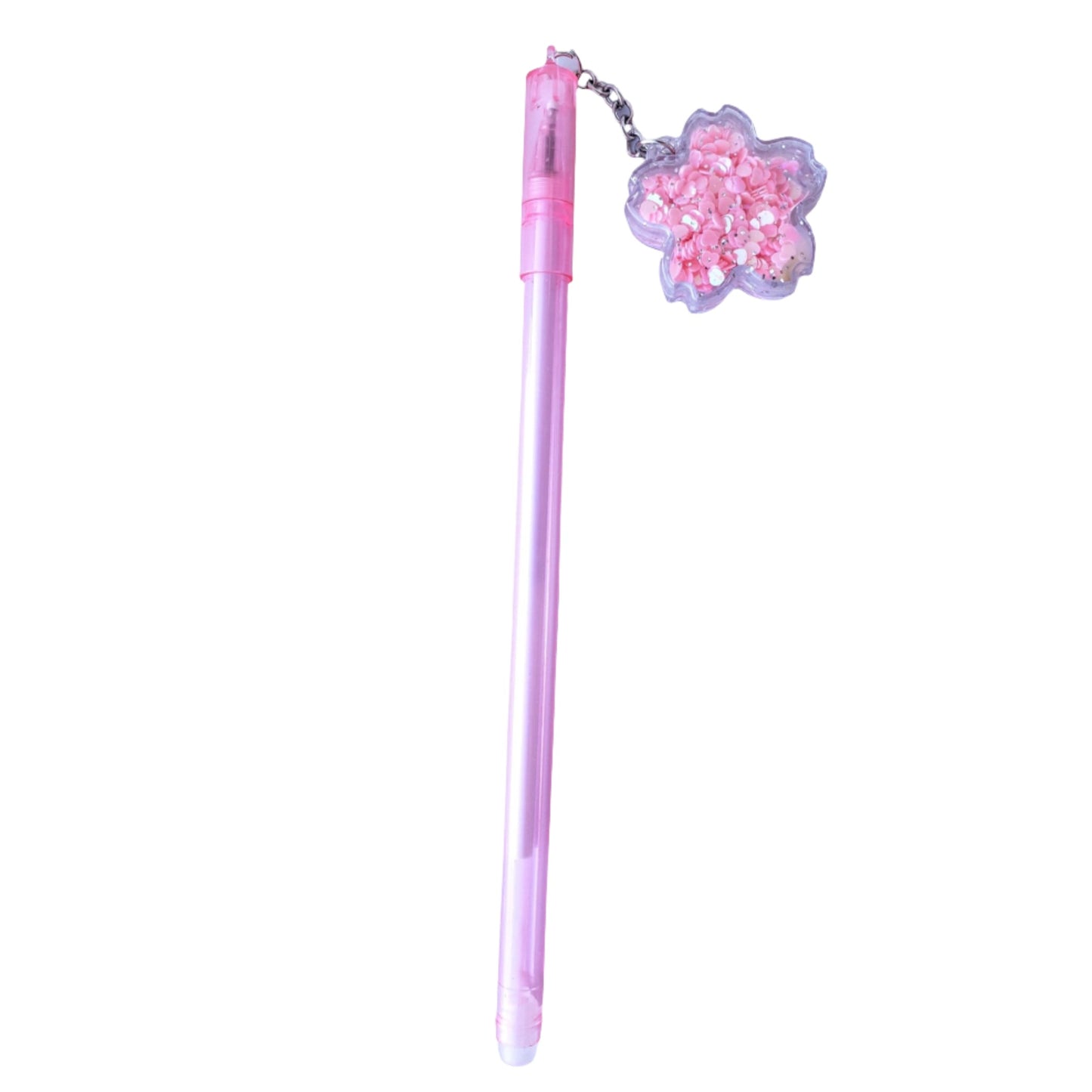 Kawaii Sakura Flower Charm Gel Pen from Confetti Kitty, Only 2.99