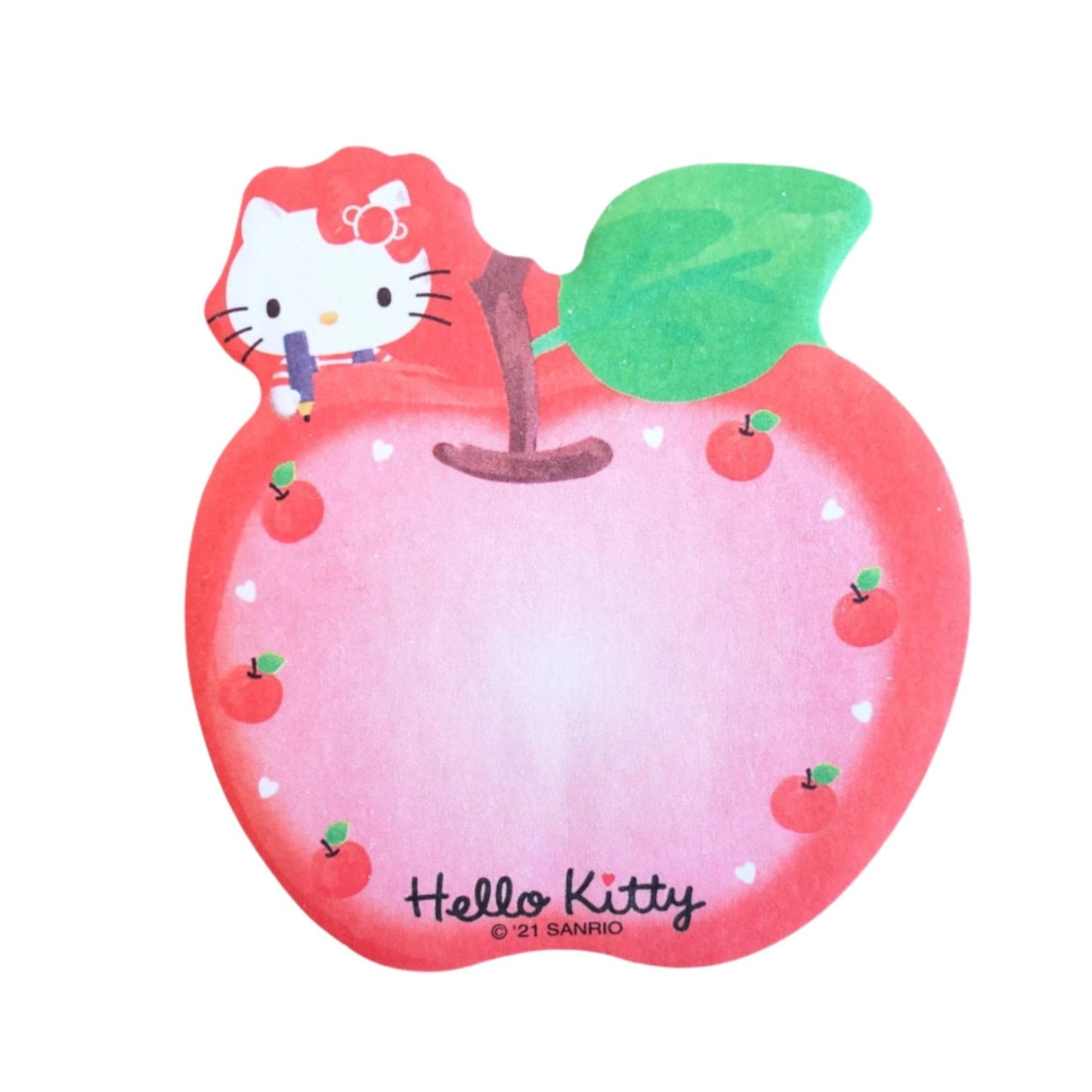 Hello Kitty Apple Sticky Note Pad from Confetti Kitty, Only 4.99
