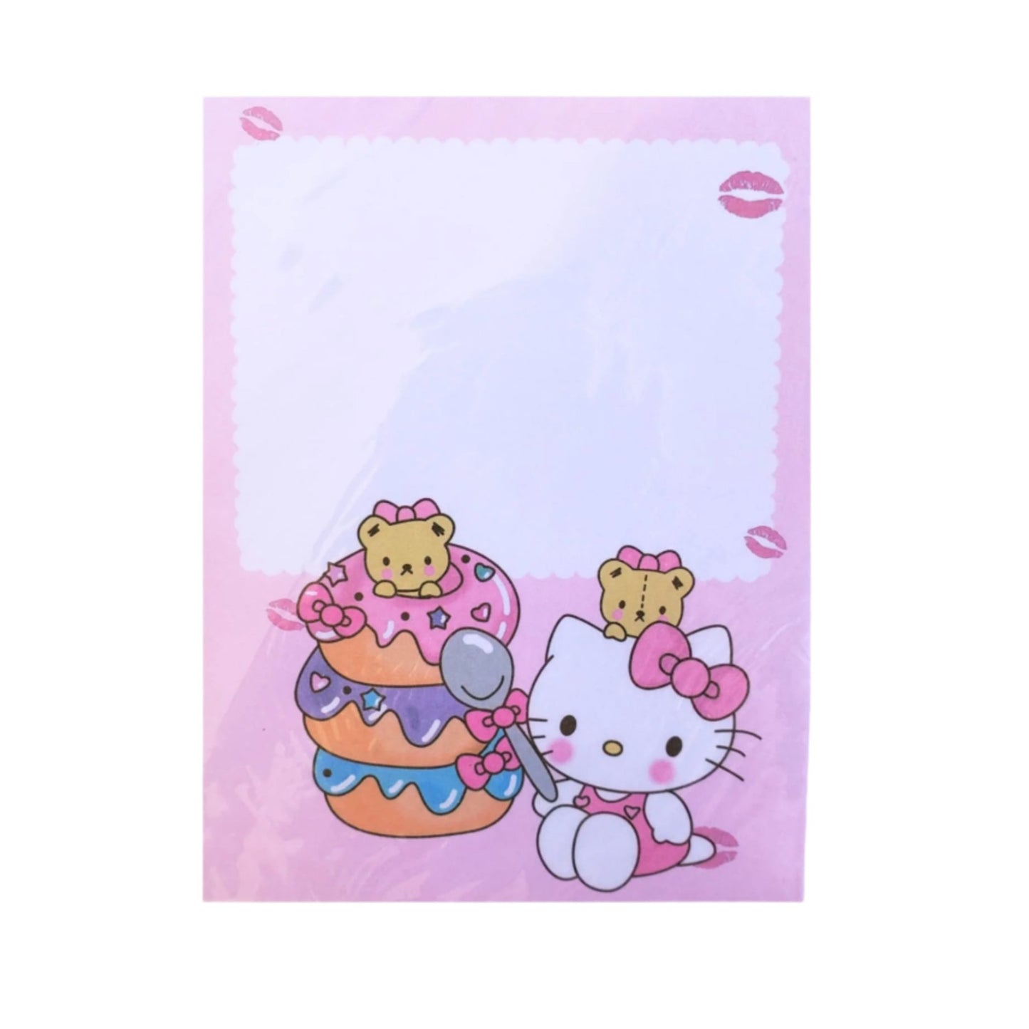Hello Kitty Sweet Doughnuts Sticky Note Pad from Confetti Kitty, Only 4.99