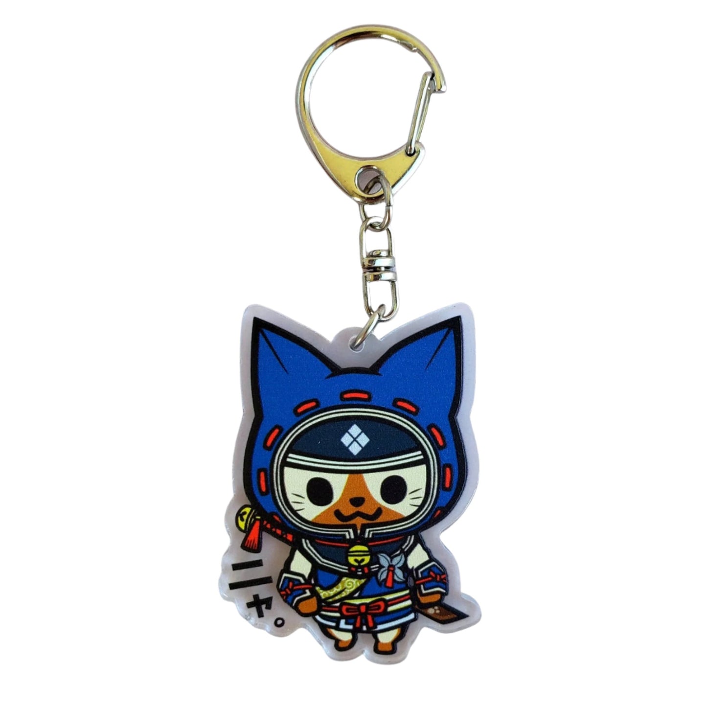 Monster Hunter Palico Cat Acrylic Keychain from Confetti Kitty, Only 9.99