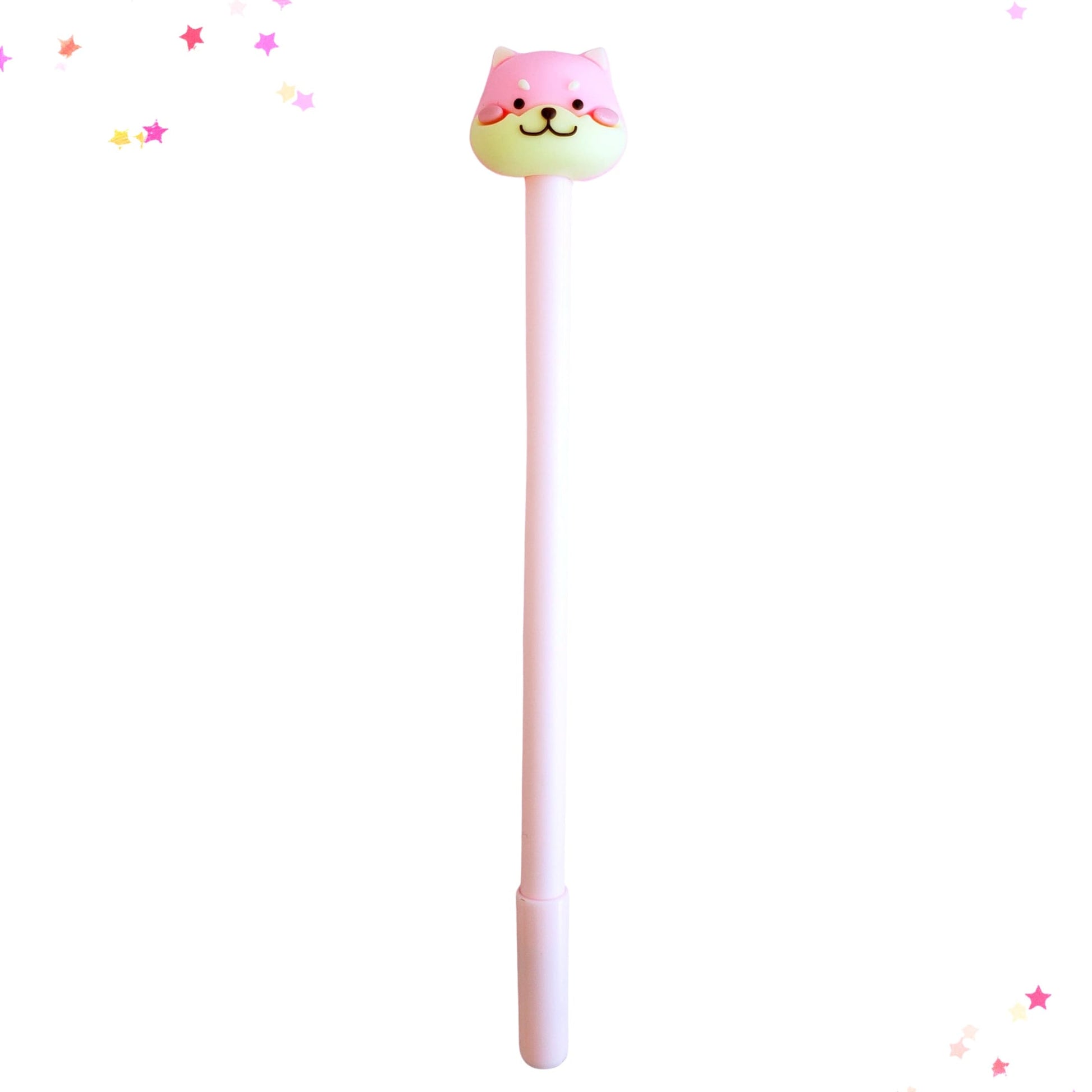 Kawaii Shiba Inu Gel Pen from Confetti Kitty, Only 2.99