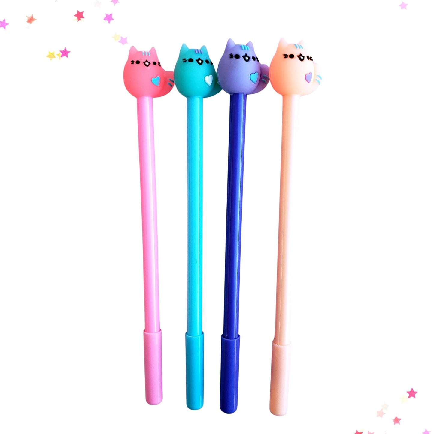 Pusheen Love Gel Pen 4 Pen Set from Confetti Kitty, Only 6.99