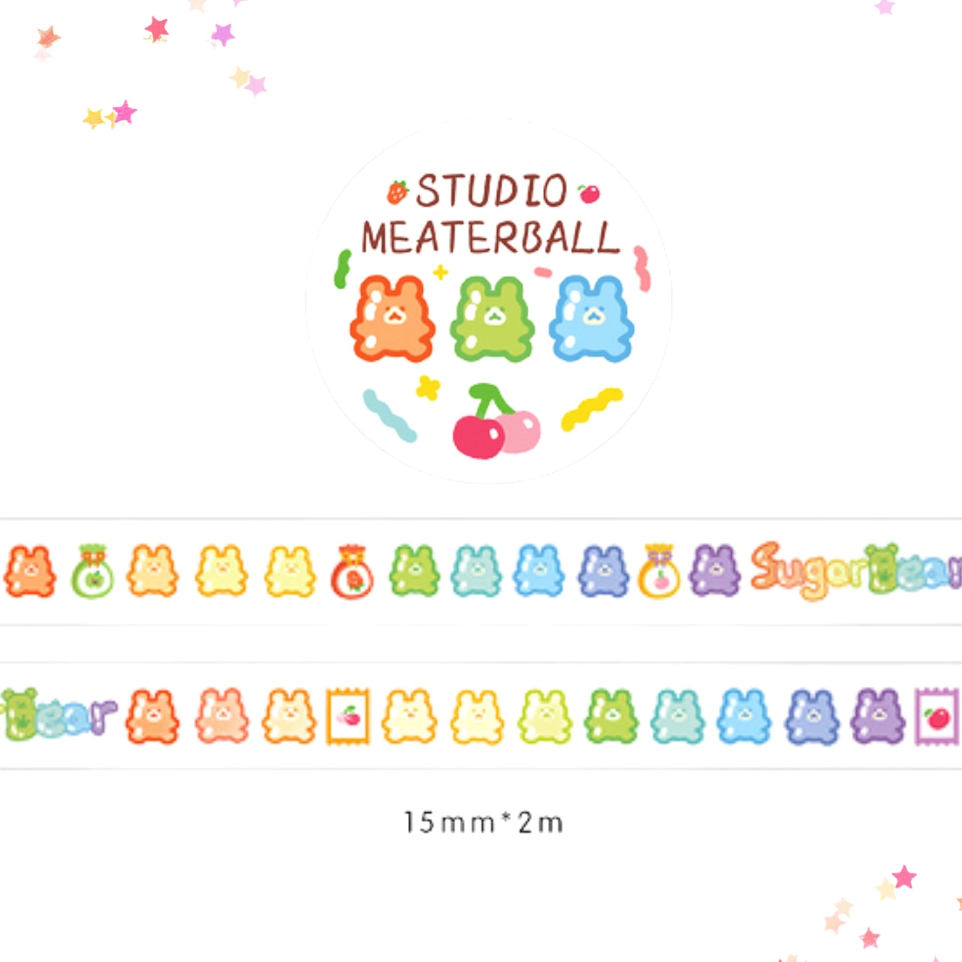 Sugar Bear Gummy Bear Washi Tape from Confetti Kitty, Only 3.99