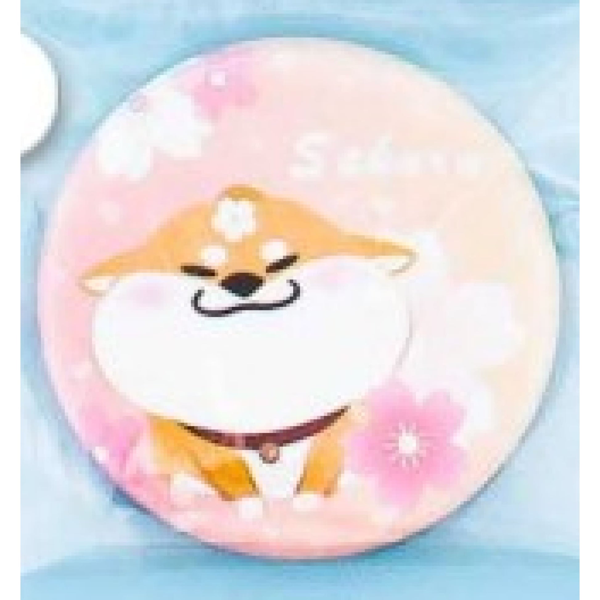 Sakura Shiba Inu Button Badge Pin from Confetti Kitty, Only 8