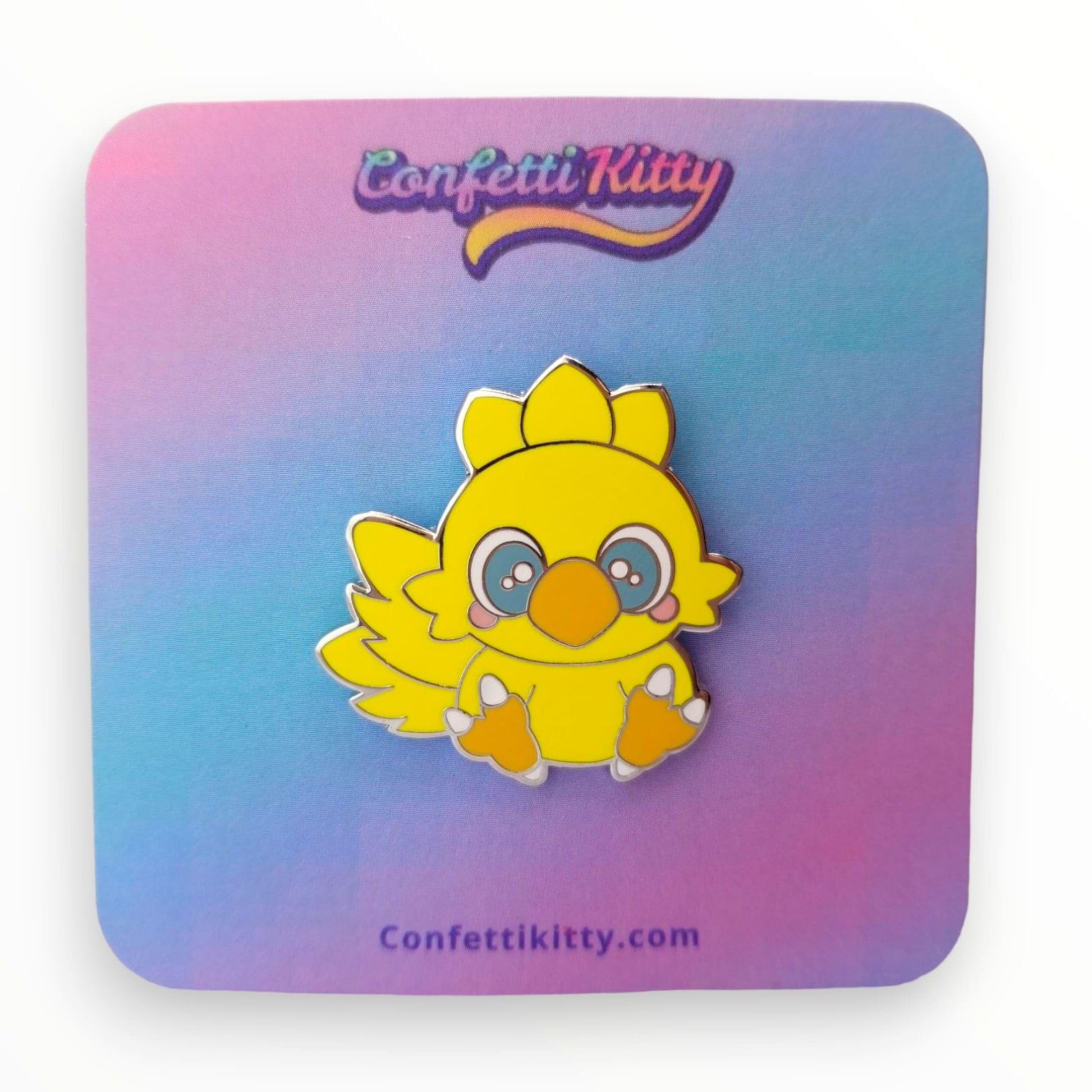 Final Fantasy Chocobo Enamel Pin from Confetti Kitty, Only 12.99