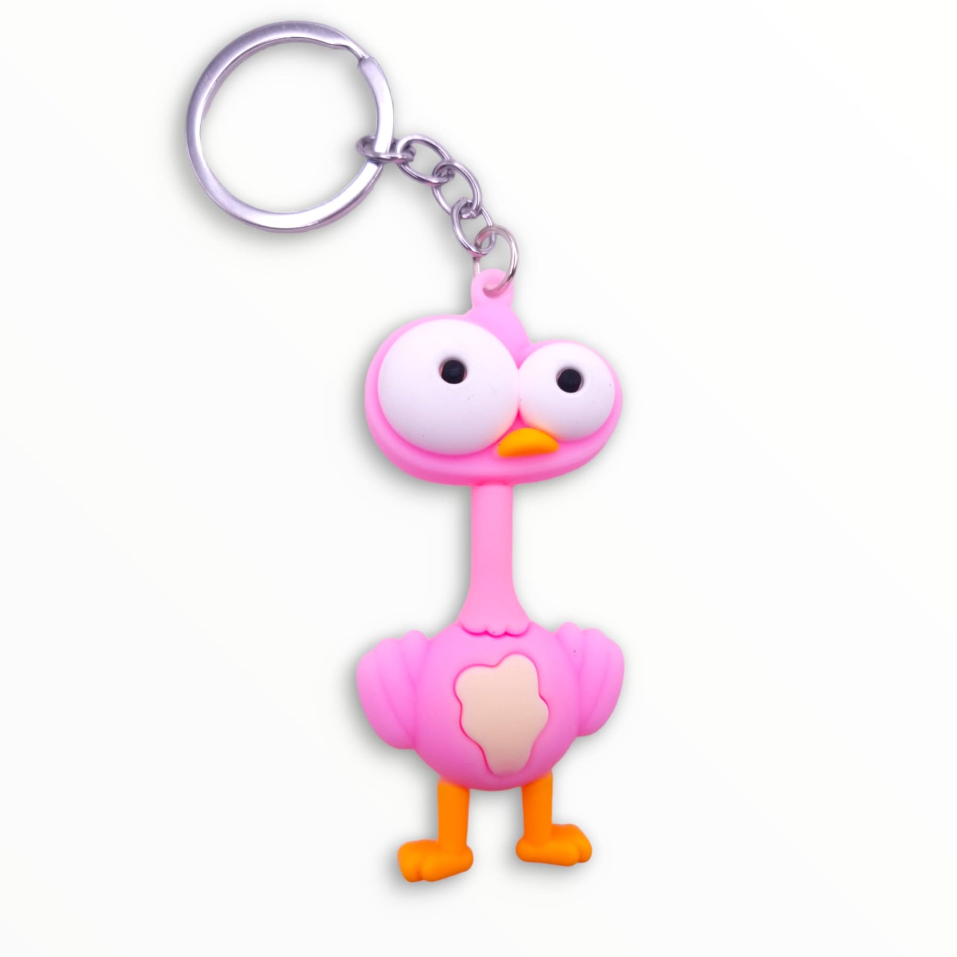 Funny Pink Bird Keychain from Confetti Kitty, Only 4.99
