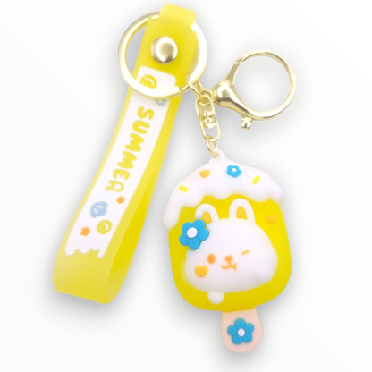 Silly Bunny Popsicle Keychain from Confetti Kitty, Only 12.99