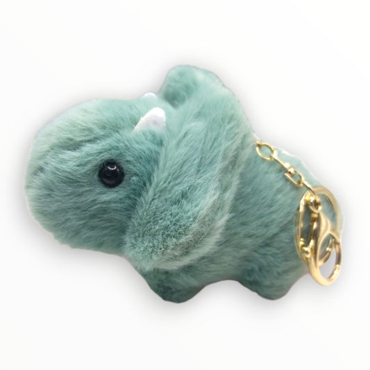 Green Stegosaurus Mini Plush Keychain from Confetti Kitty, Only 9.99