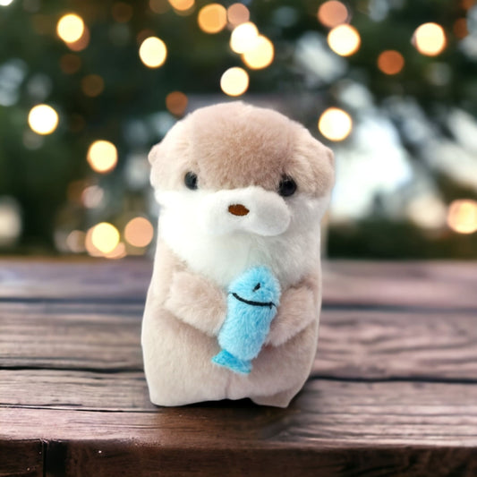 Otter and Fish Plush Keychain from Confetti Kitty, Only 9.99