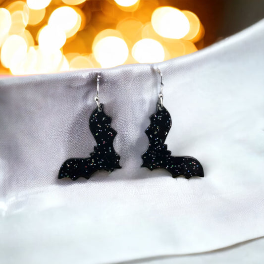 Glittery Bat Earrings from Confetti Kitty, Only 7.99