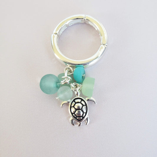 Sea Glass Turtle Ring from Confetti Kitty, Only 10