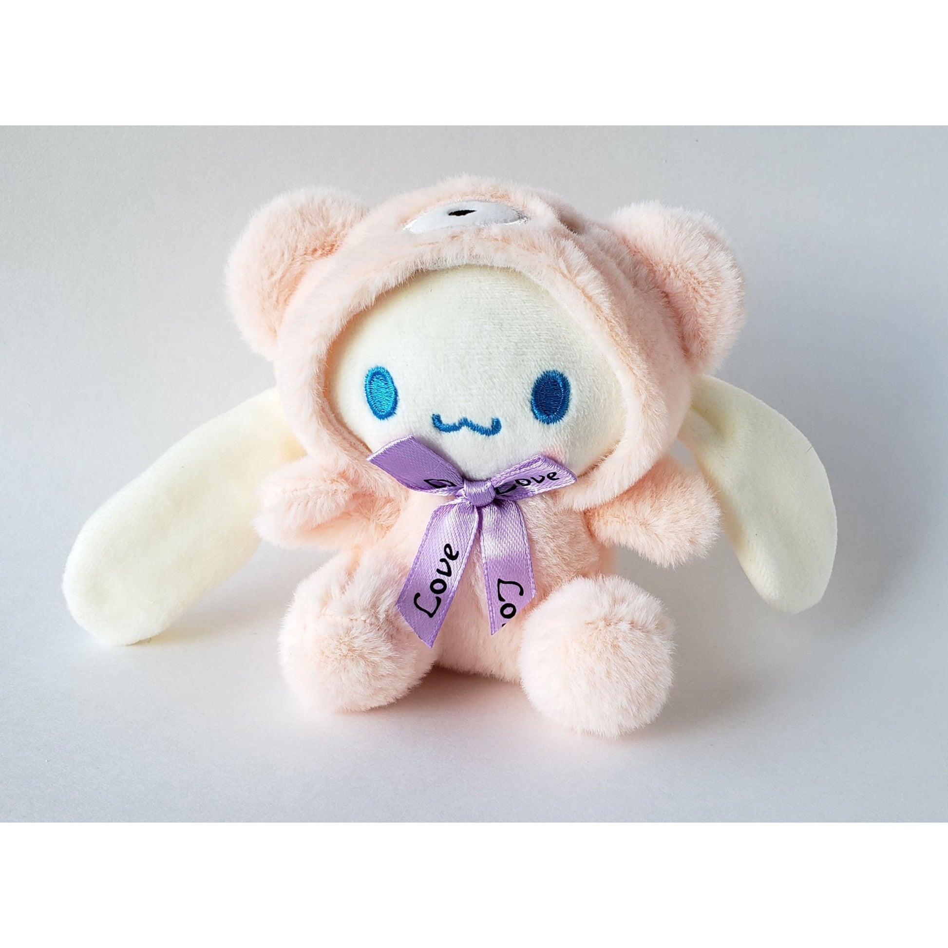 Cinnamoroll Mascot Plush with Bear Costume & Bow from Confetti Kitty, Only 15