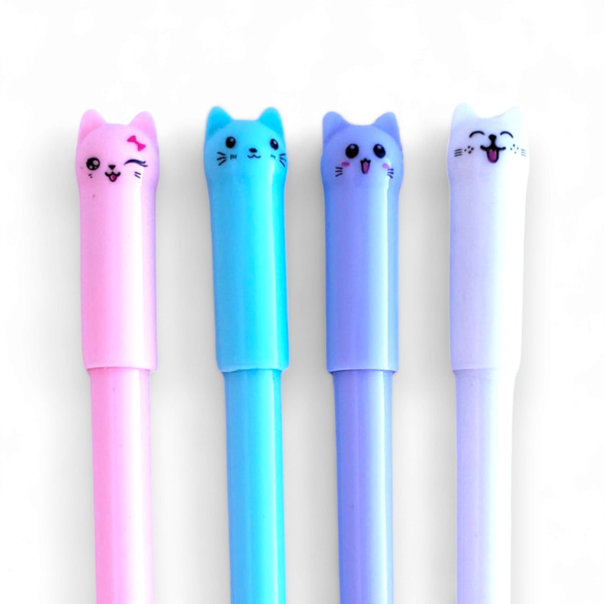 Colorful Kitty Gel Pen Set of 4 from Confetti Kitty, Only 2.49