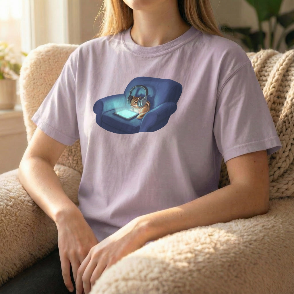 Screen Time Chipmunk Tee