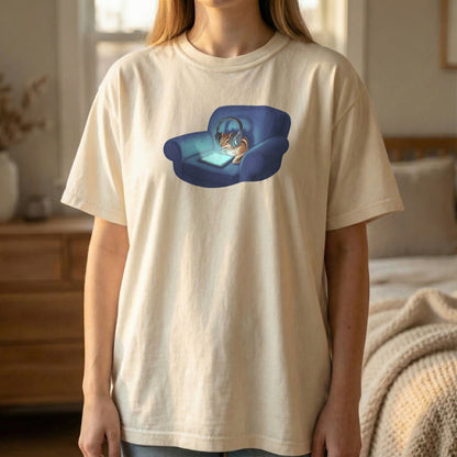 Screen Time Chipmunk Tee