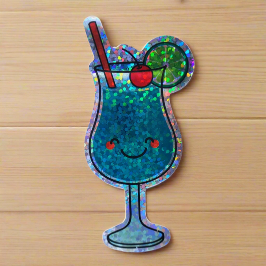 Blue Drink Sticker from Confetti Kitty, Only 1
