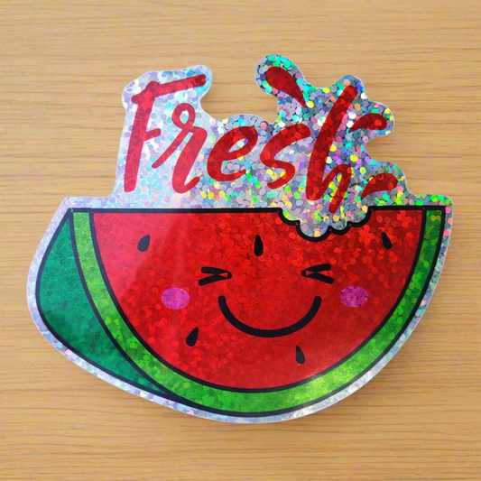 Fresh Watermelon Sticker from Confetti Kitty, Only 2