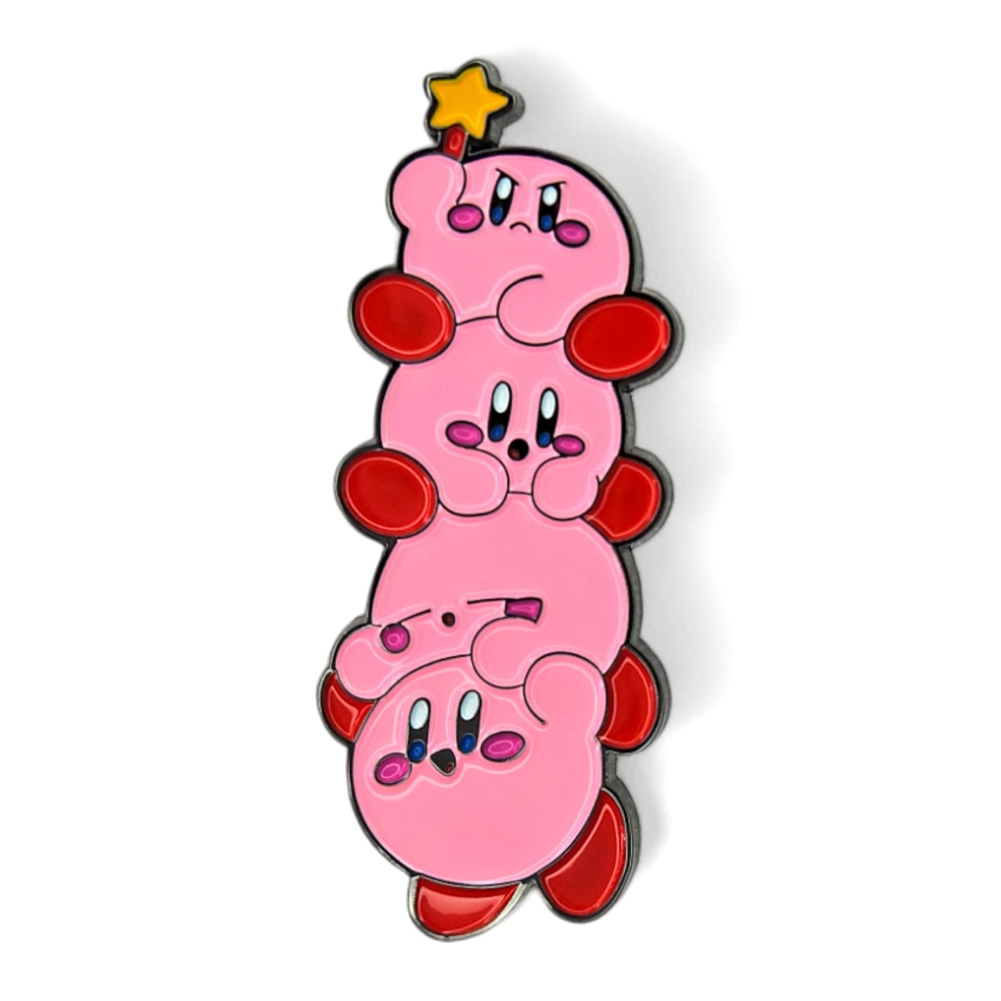 Kirby Teamwork Enamel Pin from Confetti Kitty, Only 15