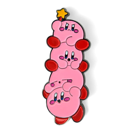 Kirby Teamwork Enamel Pin from Confetti Kitty, Only 15