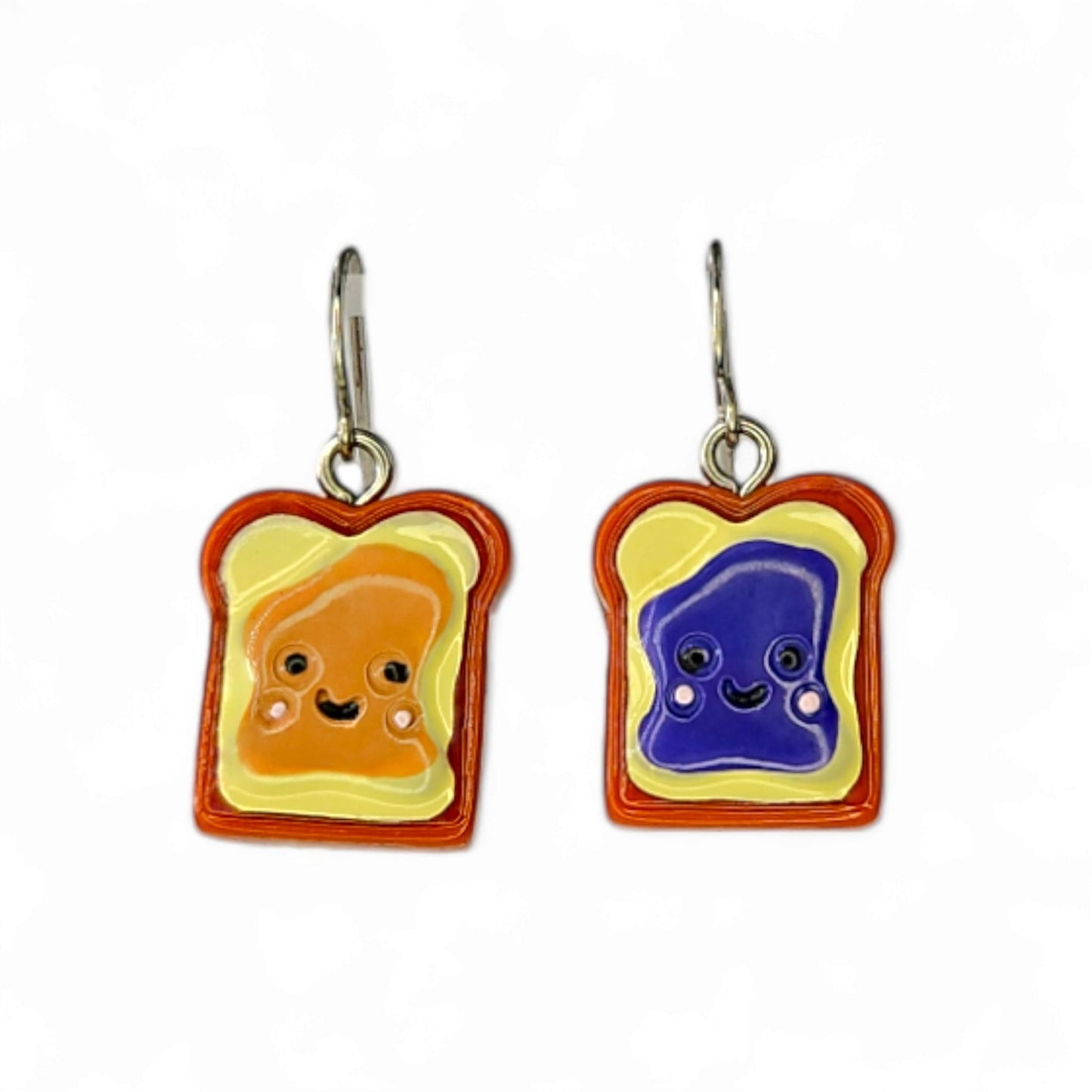 Peanut Butter & Jelly Earrings from Confetti Kitty, Only 8