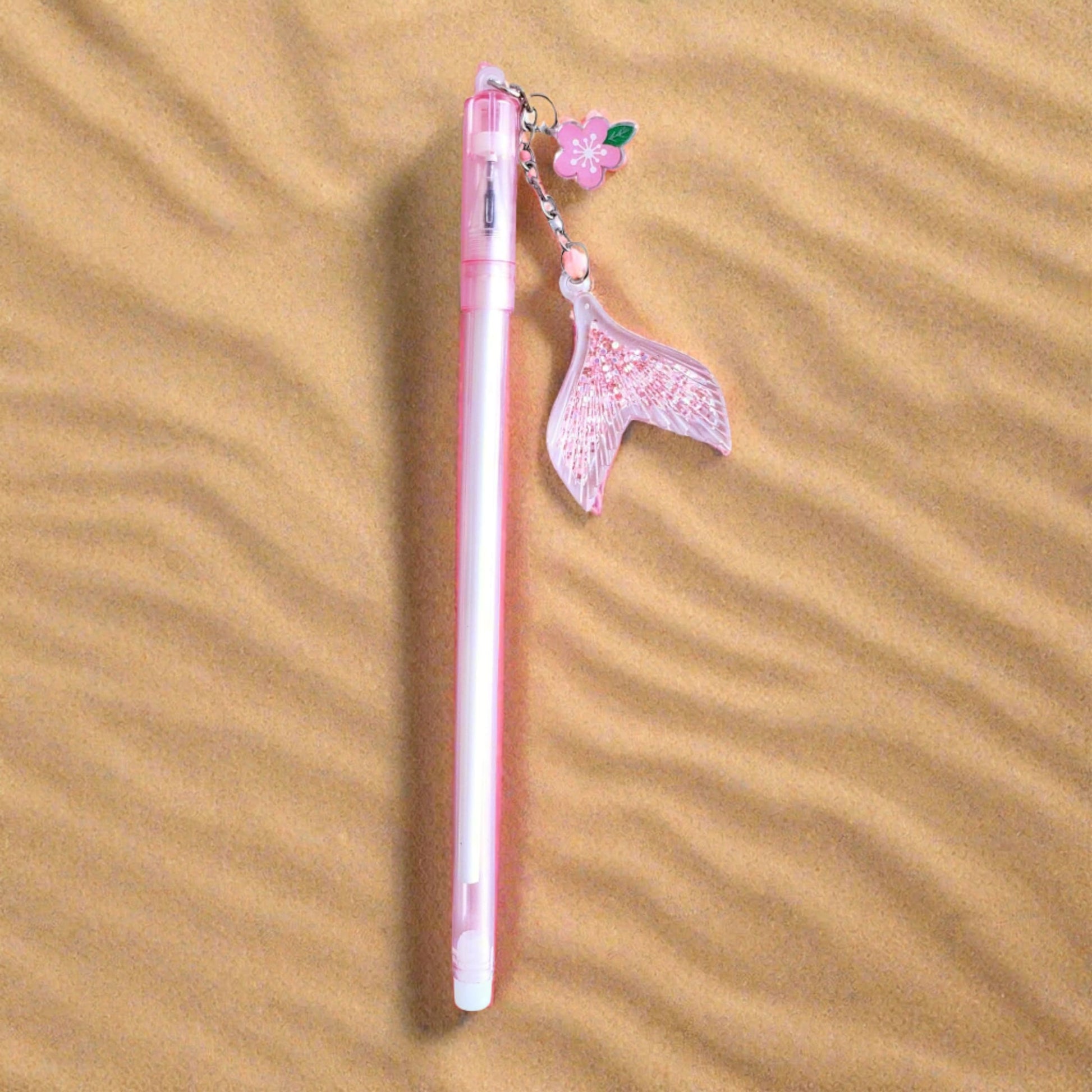 Mermaid Tail Charm Gel Pen from Confetti Kitty, Only 1.49