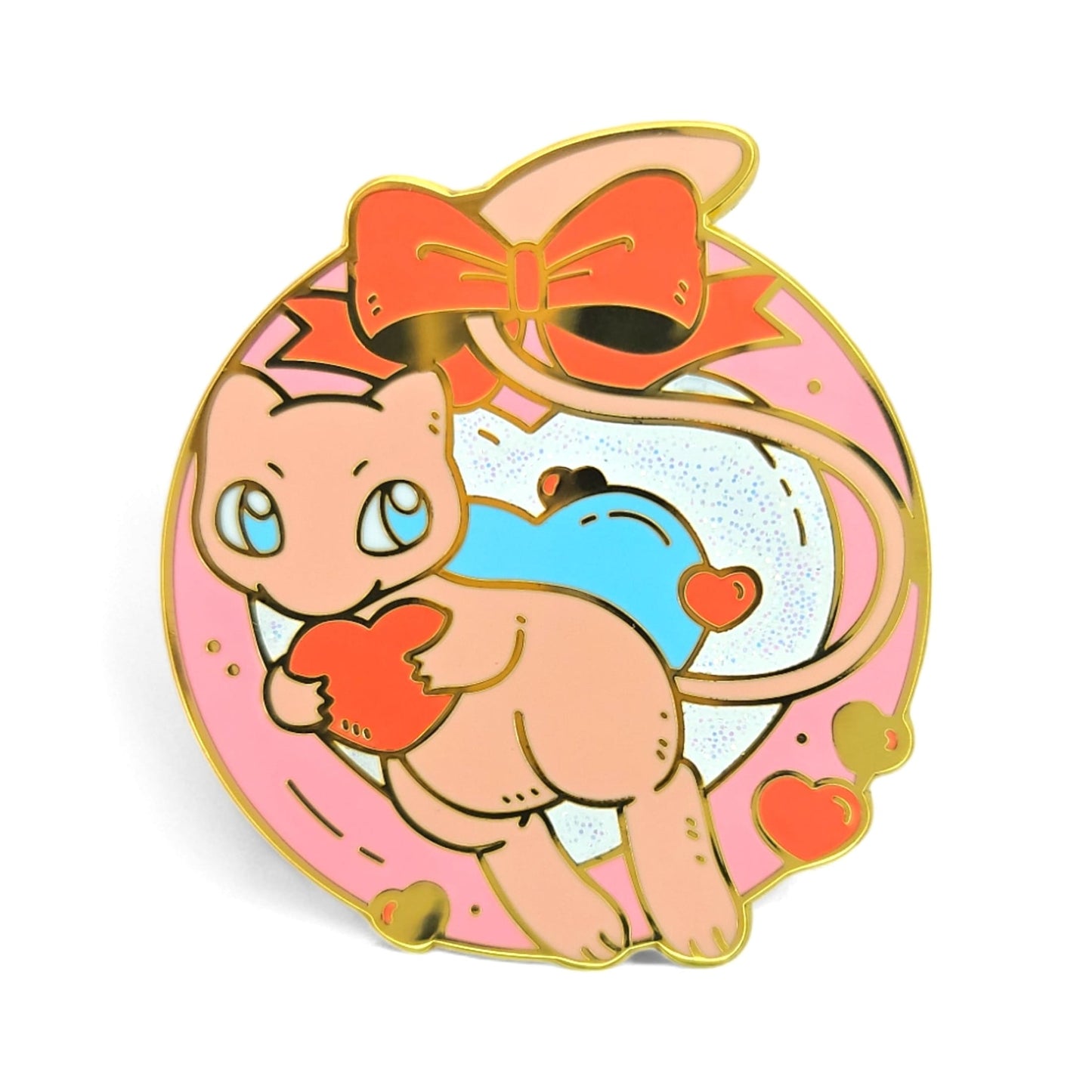 Pokémon Mew Have a Heart Hard Enamel Pin from Confetti Kitty, Only 15