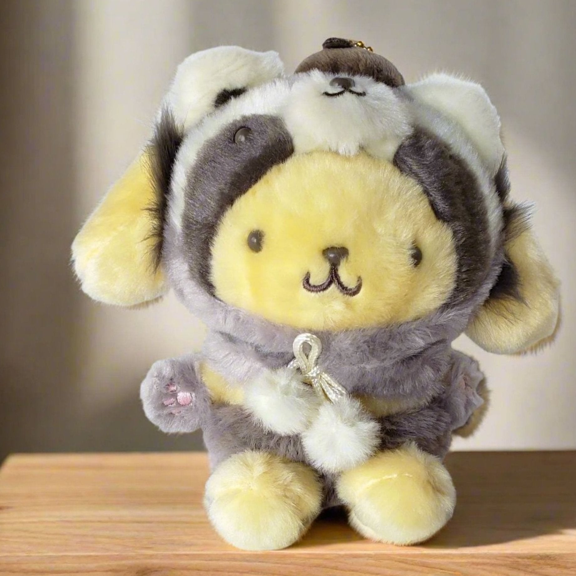 Pompompurin Raccoon Plush Mascot – Confetti Kitty