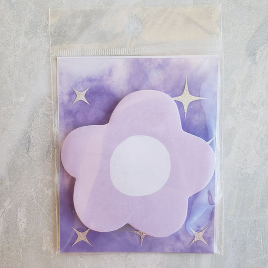 Purple Flower Sticky Notes from Confetti Kitty, Only 1.99