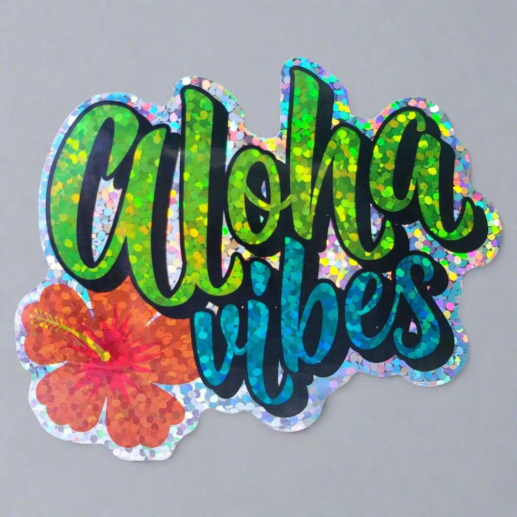 Sparkly Holographic Glitter Aloha Vibes from Confetti Kitty, Only 2.00