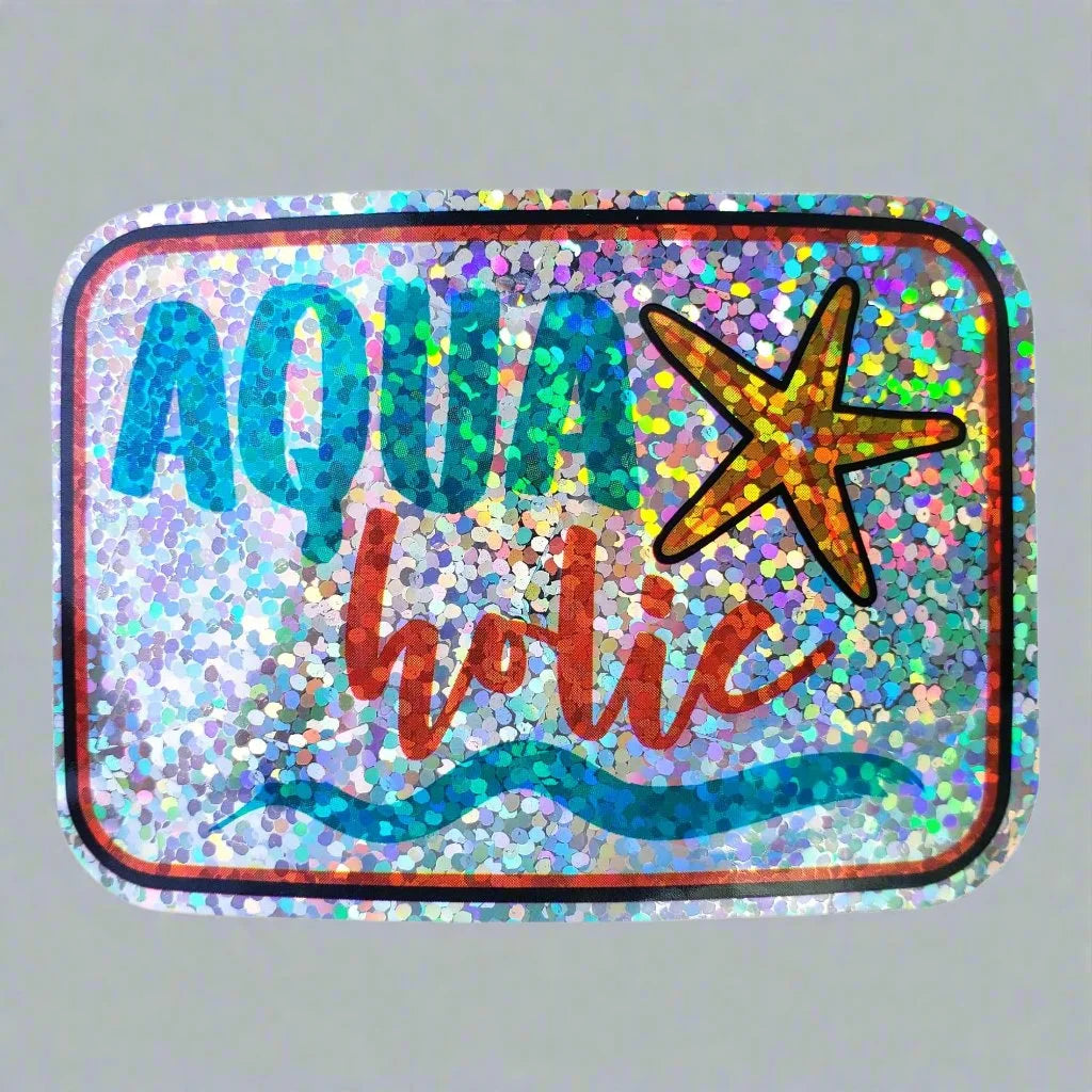 Sparkly Holographic Glitter Aquaholic from Confetti Kitty, Only 2.00