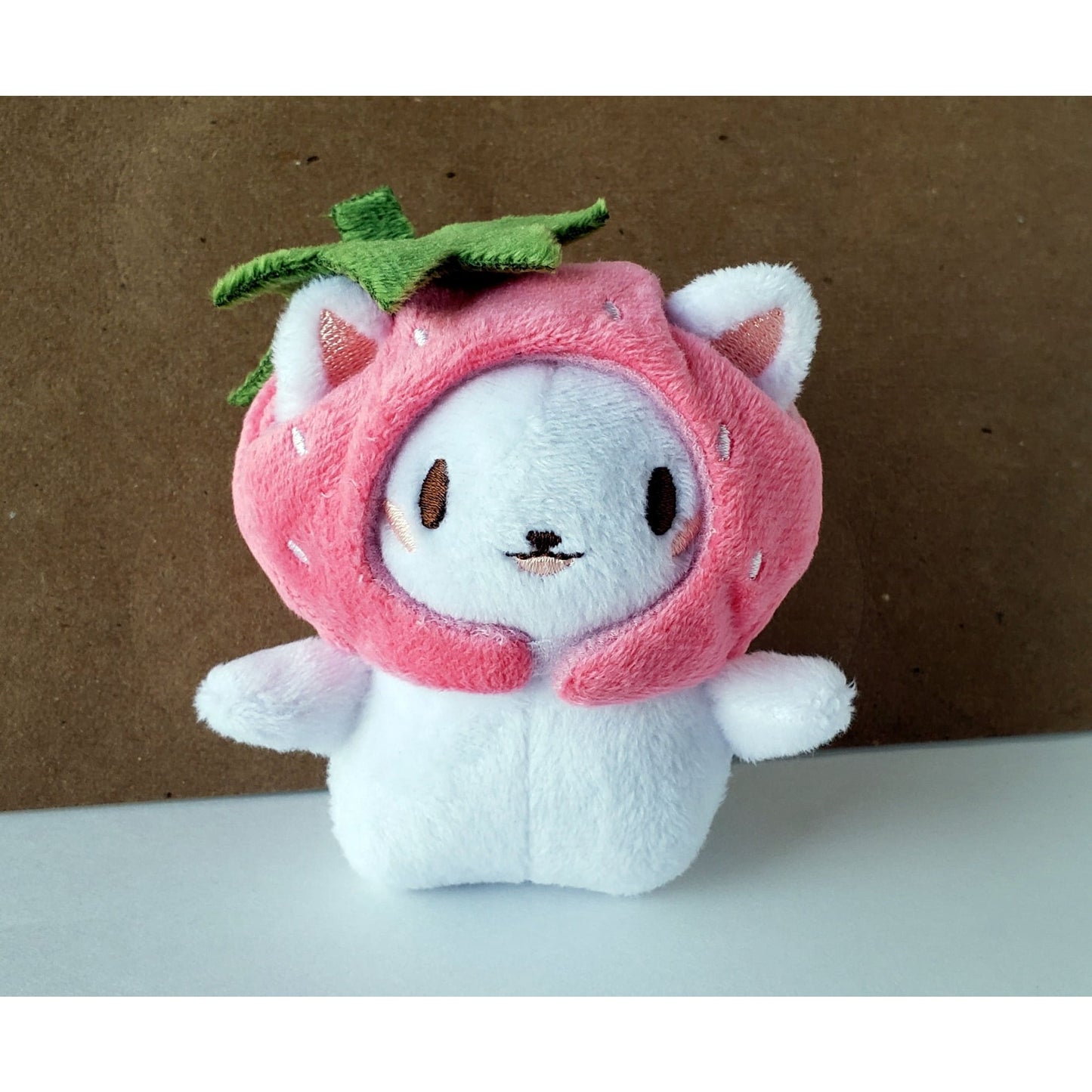 Strawberry Cat Plush Mascot from Confetti Kitty, Only 10